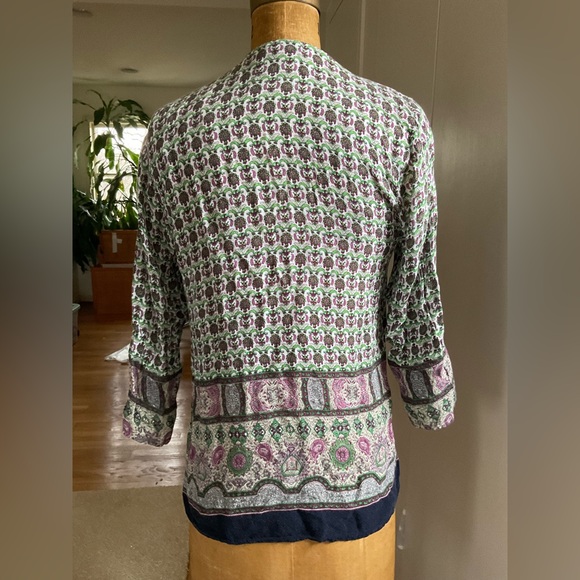 EUC One World Farmers Market gauze peasant Top, M - Picture 6 of 6